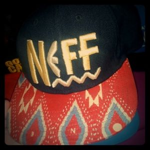 Native print brim Neff snapback